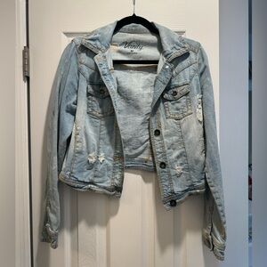 Vanity Blue Cropped Jean Jacket